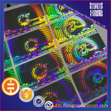 Waterdicht Laser Anti-Fake Hologram Etiket